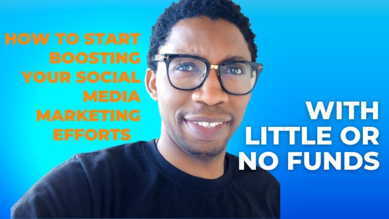 How To Start Boosting Your Social Media Marketing Efforts With Very Little Or No Funds